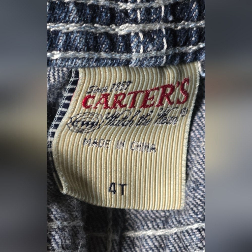Carters classic Blue Denim Jeans sz4T - Picture 9 of 9